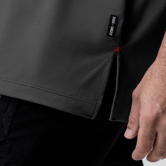 ASRV Space Grey Short Sleeve Aerosilver "OTWR" Oversized Tee - Picture 5 of 5